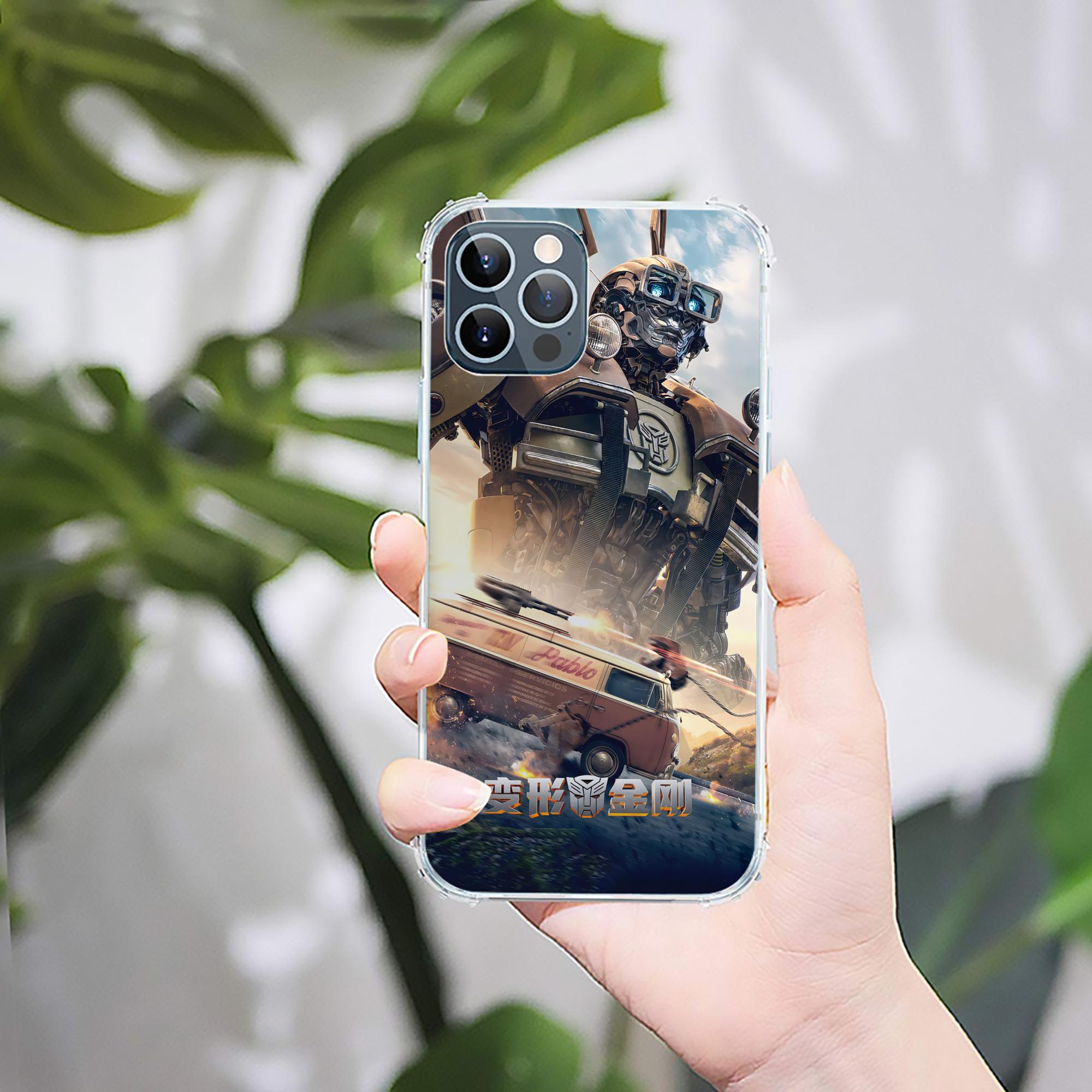 （画像用） Transformers トランスフォーマー 【iPhone 12シリーズ対応】透明スマホケース（クリアソフトケース）